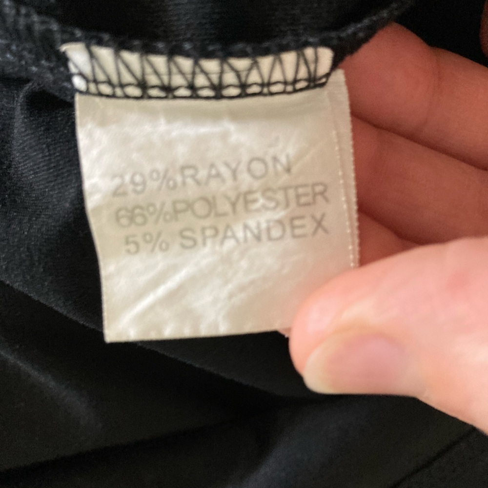 Ouges Black Quarter Button Up Long Sleeve Popover… - image 5